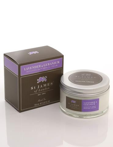 Lavender & Geranium Shaving Cream Tub